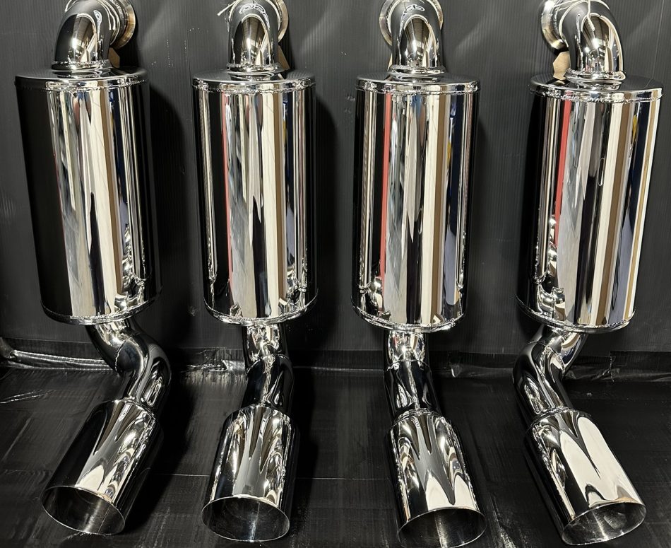 MIRROR POLISHED STAINLESS STEEL EXHAUST